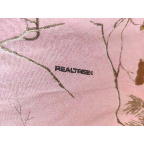 "FROGS The Other White Meat" Real Tree Pink Camo Shirt T-Shirt Womens XL Code 5 - Picture 6 of 12